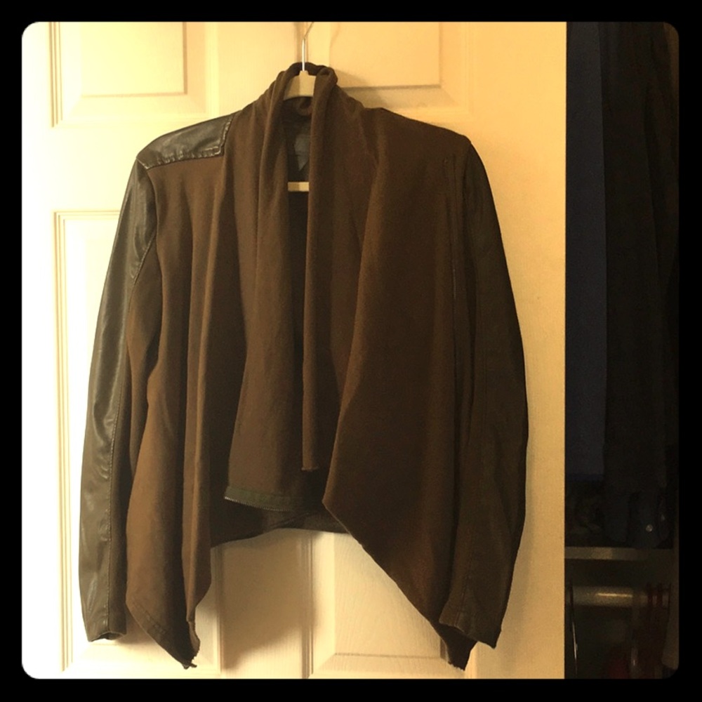 Flowy sweater jacket